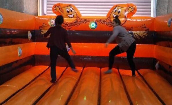 Hüpfburg Speedy mieten, interaktives Spiel